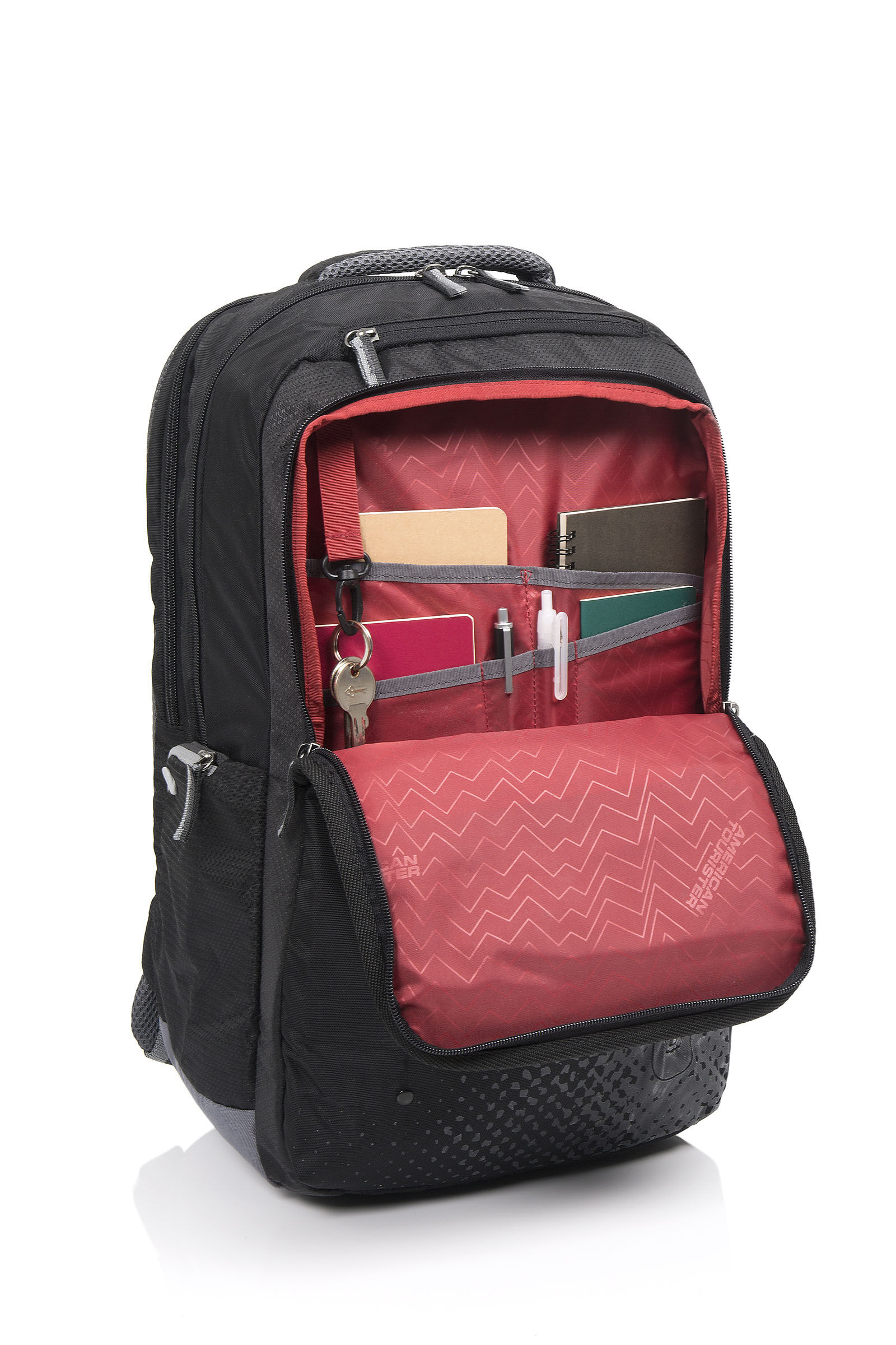 american tourister backpack with rain cover